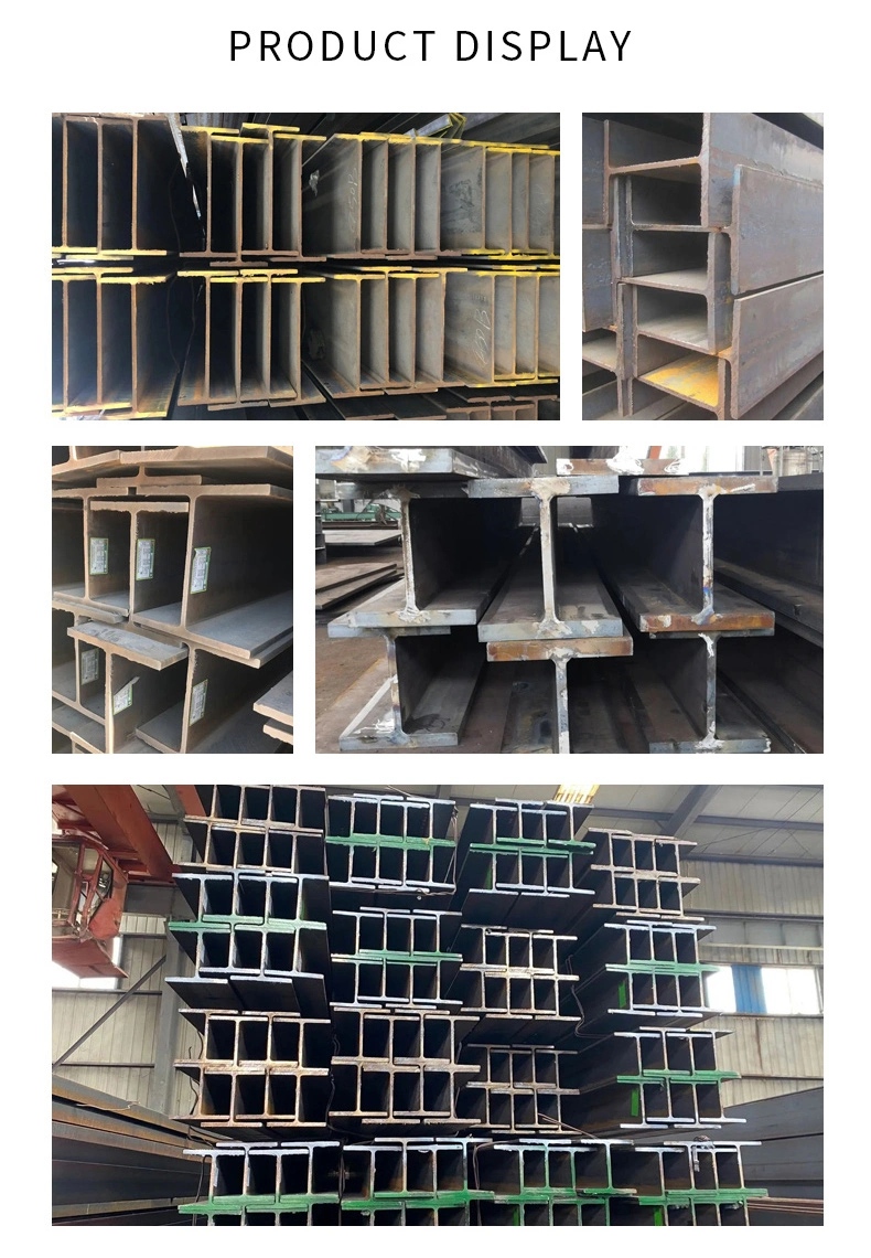 High Quality Hot Rolled Structural Steel H Beam/I Beam (Q235 Ss400 Q355b ASTM A36 A572 Grade 50) Steel Bridge Construction Welded Steel Iron H Beam Ipe Upe