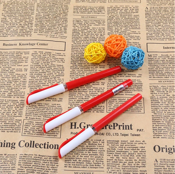 171 New Fancy Products High Grade Daily Necessities Solid Rod Red Shell Ball Pen