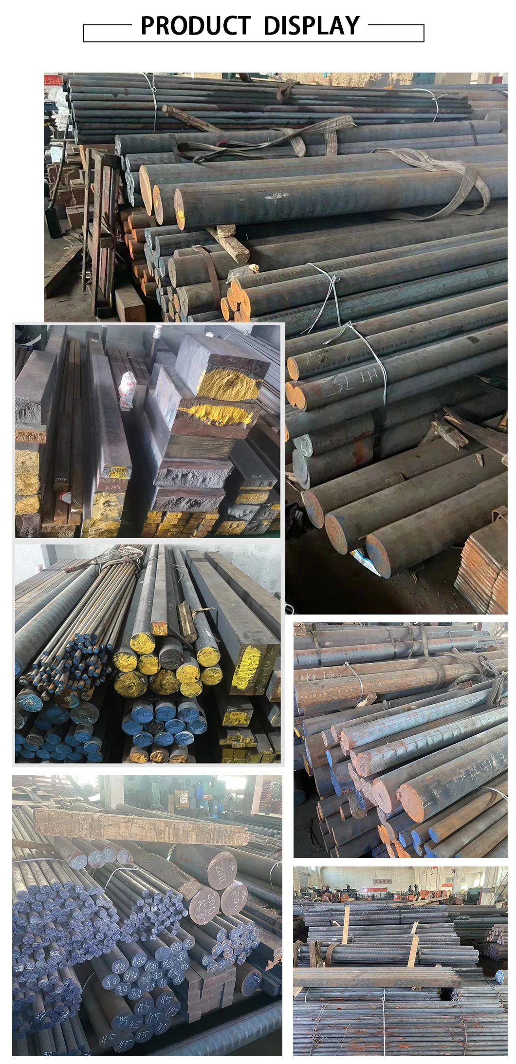 ASTM JIS ISO Gray Cast Qt400 Qt500 Ductile Iron Round Bar