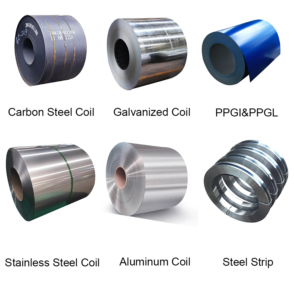 A36 Hot Rolled Cold Rolled Carbon Steel Ss400 Mild PPGI PPGL Ms CRC HRC Galvanized Steel Coil Ss 201/304/310 Stainless Steel Coil Aluminum Alloy Coil 15%off