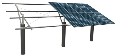 Sistema de panel solar de soporte de aluminio de techo de teja inclinada de piedra de calidad estable